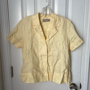 Everlane Linen Short Sleeve Button-up